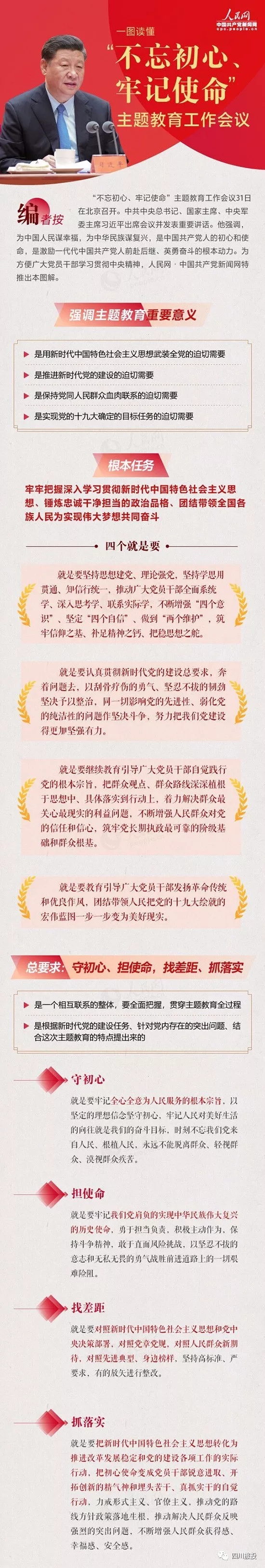 不忘初心、牢记使命| 一图读懂“不忘初心、牢记使命”主题教育工作会议