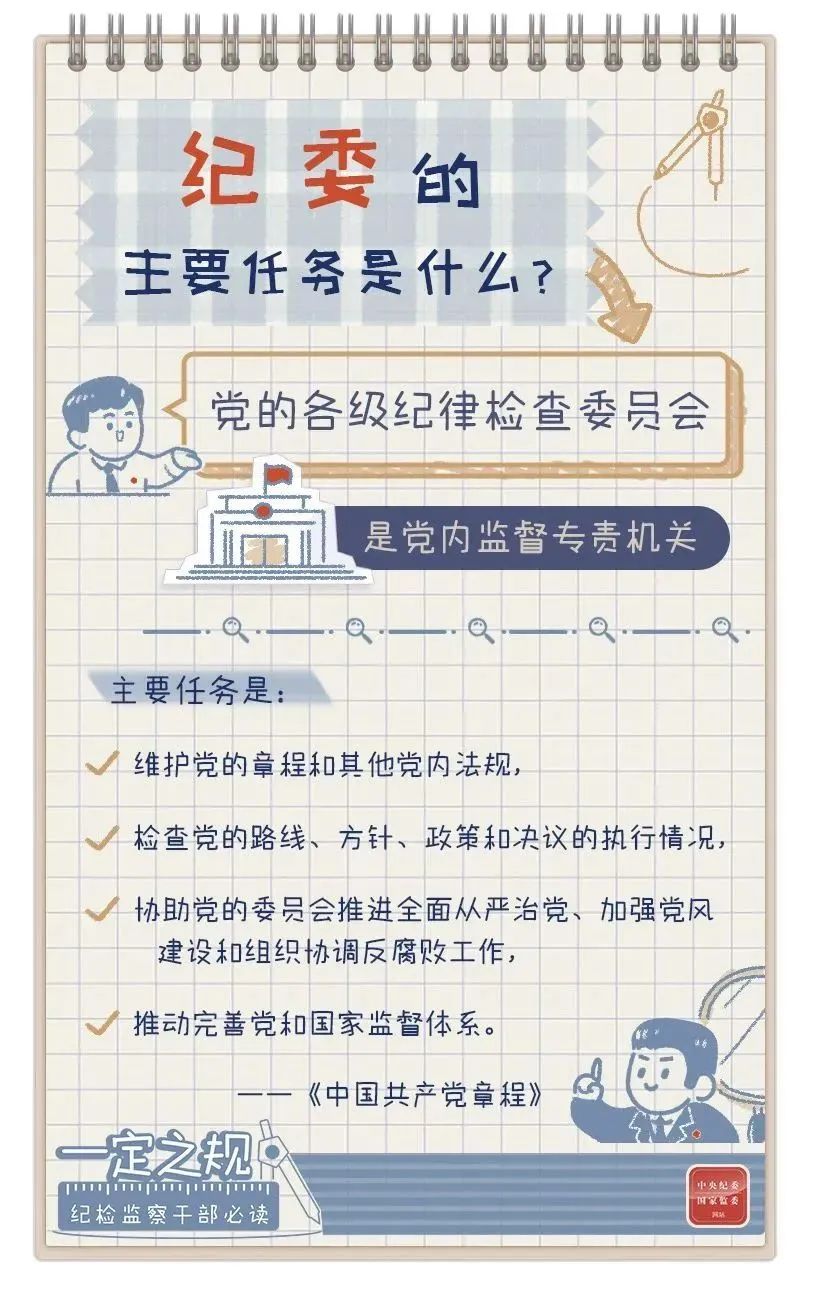 一定之规：纪委的主要任务是什么？